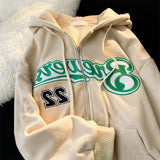 Letter Embroidery Hoodies for Women - Outlet-Marketplace