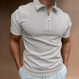 Santiago Zip-Up Polo Shirt - Outlet-Marketplace