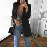 Casual Long Sleeve Business Suit - Outlet-Marketplace