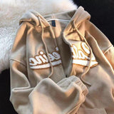 Letter Embroidery Hoodies for Women - Outlet-Marketplace