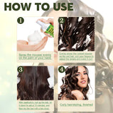 Curly Boost Mousse: Voedende, herstellende en hydraterende haarspray tegen pluisjes