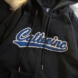 Letter Embroidery Hoodies for Women - Outlet-Marketplace