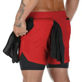 2-In-1 Compression Jogging Short Pants - Outlet-Marketplace