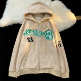 Letter Embroidery Hoodies for Women - Outlet-Marketplace