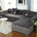 Shaped Sofa Velvet Covers for Living Room - Outlet-Marketplace