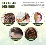 Curly Boost Mousse: Voedende, herstellende en hydraterende haarspray tegen pluisjes