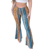 Boho Flare Print Pants for Women - Outlet-Marketplace