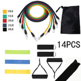 17 Pieces Resistance Bands Set - Outlet-Marketplace