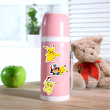 50/100Pcs Pokemon Stickers Kawaii Pikachu Skateboard Bicycle Guitar Laptop Kids Waterproof Stiker Toys - Outlet-Marketplace