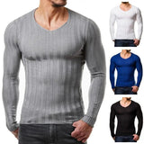 Knitted Slim Long Sleeve - Outlet-Marketplace