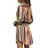 Women's Long Sleeve Shirt Dress - Outlet-Marketplace