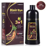 3-in-1 Natural Hair Dye Shampoo - Quick & Easy Gray Coverage, Cleanses & Nourishes - Outlet-Marketplace
