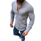 Men's Slim Fit Linen shirts - Outlet-Marketplace