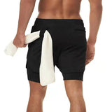 2-In-1 Compression Jogging Short Pants - Outlet-Marketplace