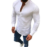 Men's Slim Fit Linen shirts - Outlet-Marketplace