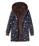 Winter Retro Hooded Cashmere Jacket for Women - Outlet-Marketplace