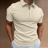 Santiago Zip-Up Polo Shirt - Outlet-Marketplace