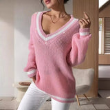 Gilet en tricot à col en V