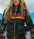 2024 Winter Women's Jacket Hooded Parkas Oversize Pocket Back Velvet - Outlet-Marketplace