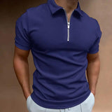 Santiago Zip-Up Polo Shirt - Outlet-Marketplace