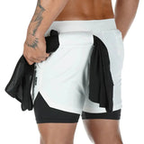 2-In-1 Compression Jogging Short Pants - Outlet-Marketplace