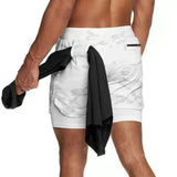 2-In-1 Compression Jogging Short Pants - Outlet-Marketplace