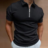 Santiago Zip-Up Polo Shirt - Outlet-Marketplace