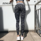 Grey Camo Leggings Chic - Outlet-Marketplace