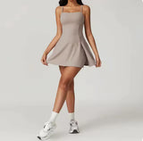 Backless Yoga Romper with Padded Sports Bra - Outlet-Marketplace