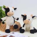 Veau en peluche mignon - Poupée réconfortante en forme de bébé vache