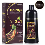 3-in-1 Natural Hair Dye Shampoo - Quick & Easy Gray Coverage, Cleanses & Nourishes - Outlet-Marketplace
