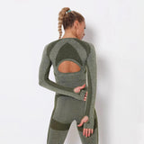 Green Energy Sleeve Crop