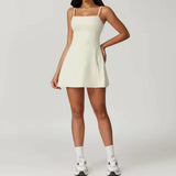Backless Yoga Romper with Padded Sports Bra - Outlet-Marketplace
